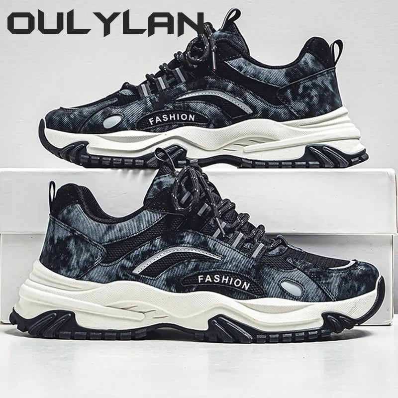 Casual Men Breathable Outdoor Sports Sneakers Gym Training Athletic