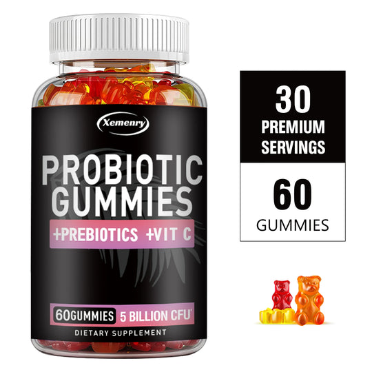 Probiotic Gummies - Good for Intestinal Health, Relieve Bloating and Promote Digestion, Immune Support - 60 Gummies