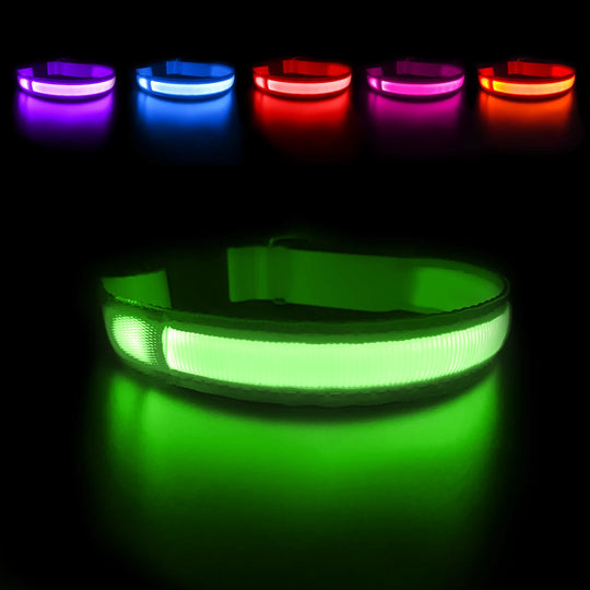 Dog Collar Luminous Pet Supplies  Water poof Safety