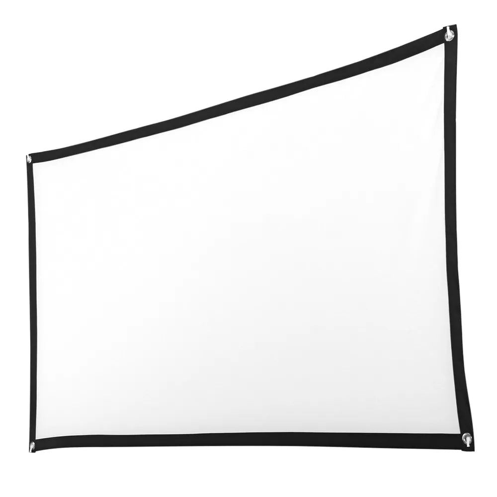 HD Projector Screen 72inch 16:9 Home Cinema Theater Portable