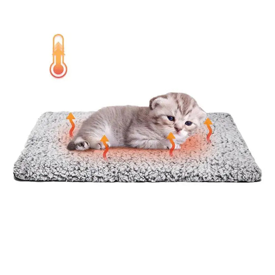 Cat Bed Waterproof Self-Warming Pet Mat Reflects Pet Body Heat Pet Warmer Pad For Constant Temperature Washable