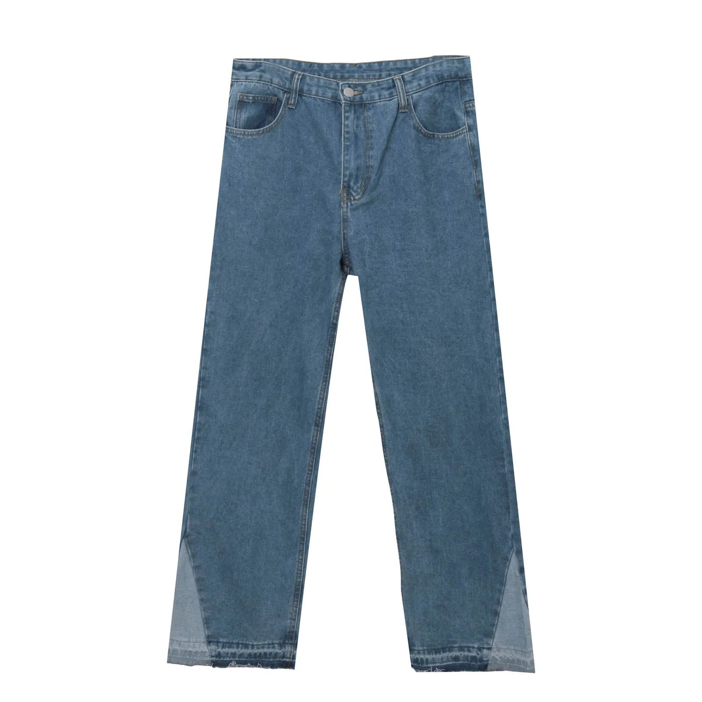 Retro Casual Jeans Men's  Loose High Street Wide Leg Pants