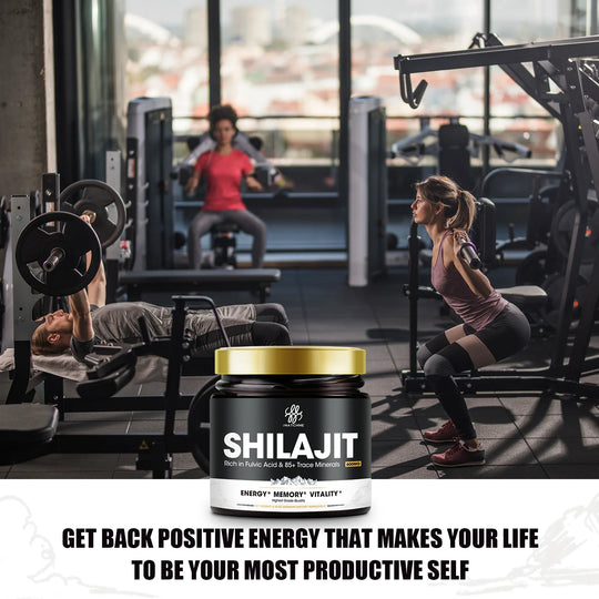 High Purity Original Shilajit Resin Mineral Supplements with 85+ Trace Minerals & Fulvic Acid for Man Energy Stamina