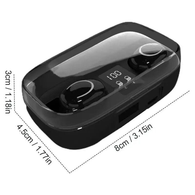 Waterproof  Bluetooth Wireless Earbuds W/ charging case