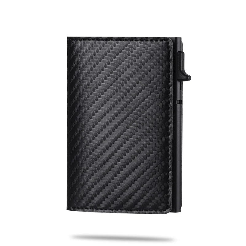 Apple Air tag Wallet Men Carbon Fiber Fashion ID Credit Card Holder RFID Slim