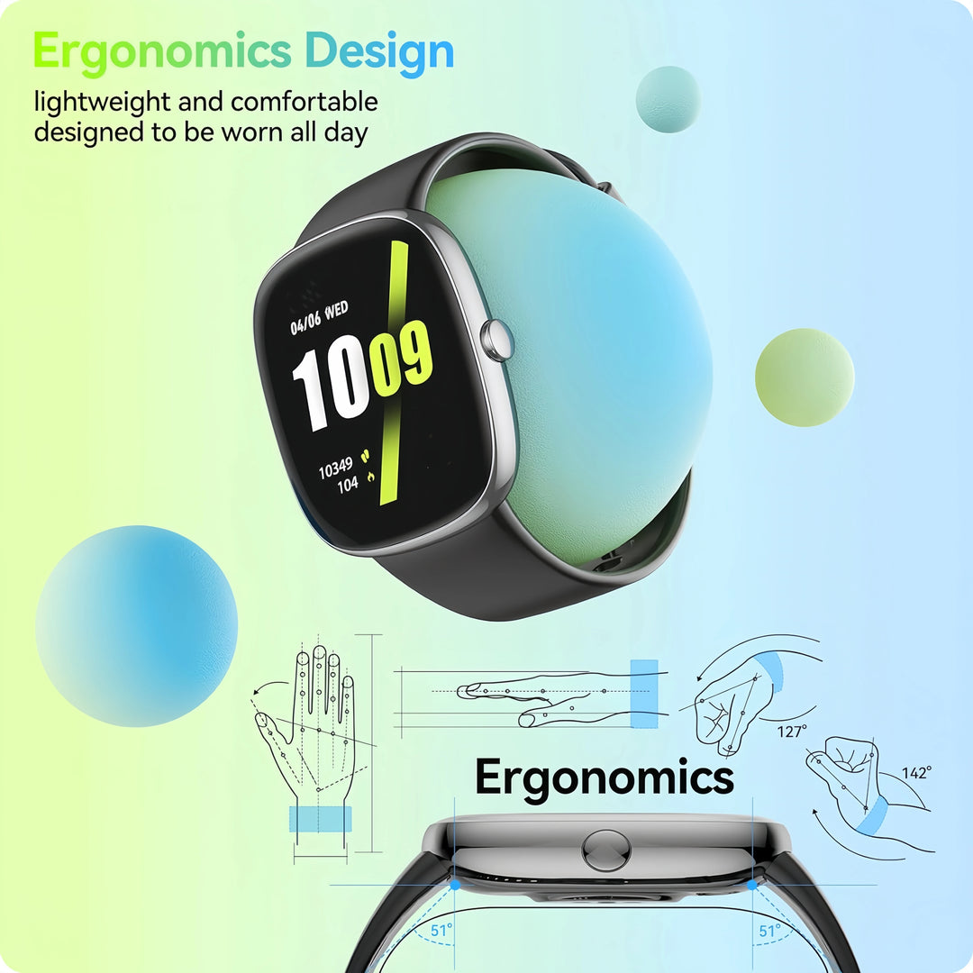 Smart Watches for Men Women Sleep Tracking ,Step Calorie Counter Fitness Watch Activity Trackers Pedometer for iPhone