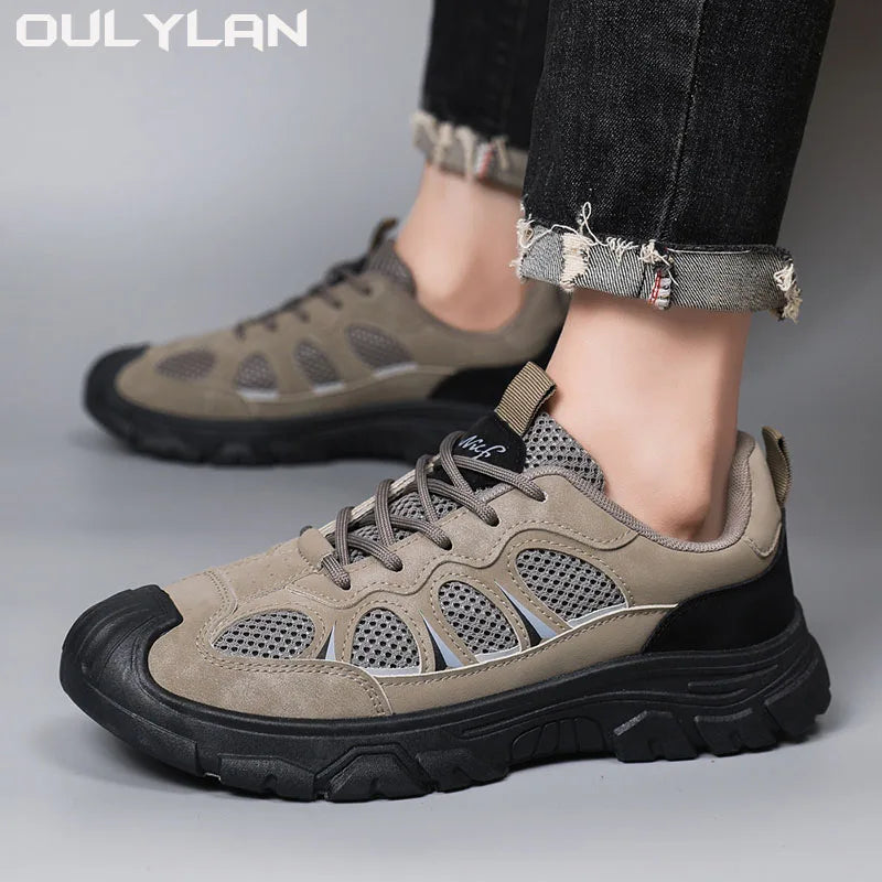 Hiking Sneakers for Men Breathable Outdoor Trekking Sport Climbing Walking