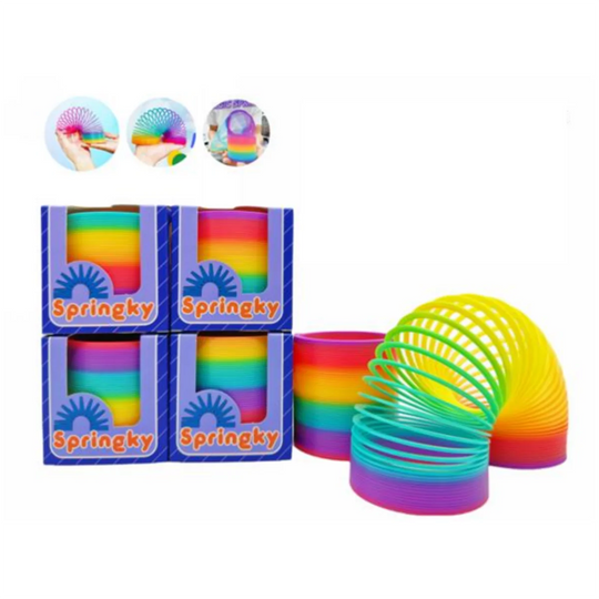 Slinky Toys for Kids Goodie Bag Stuffer Rainbow Large Spring Toy