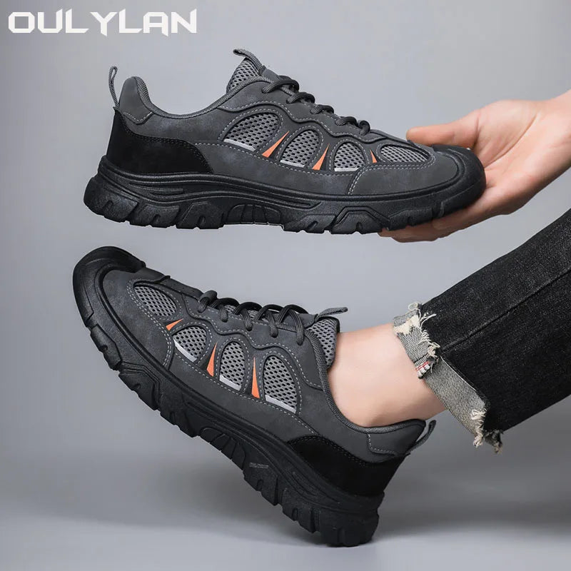 Hiking Sneakers for Men Breathable Outdoor Trekking Sport Climbing Walking