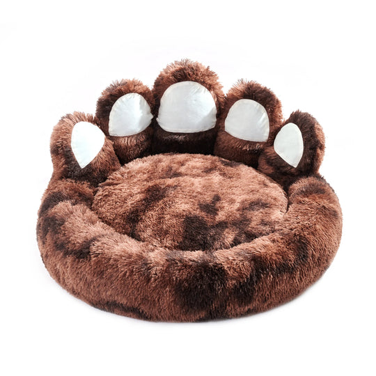 Cozy Comfy Pet Dog Bed Paw Shape Warm Cushion for Your Furry Friend Fluffy Thickened