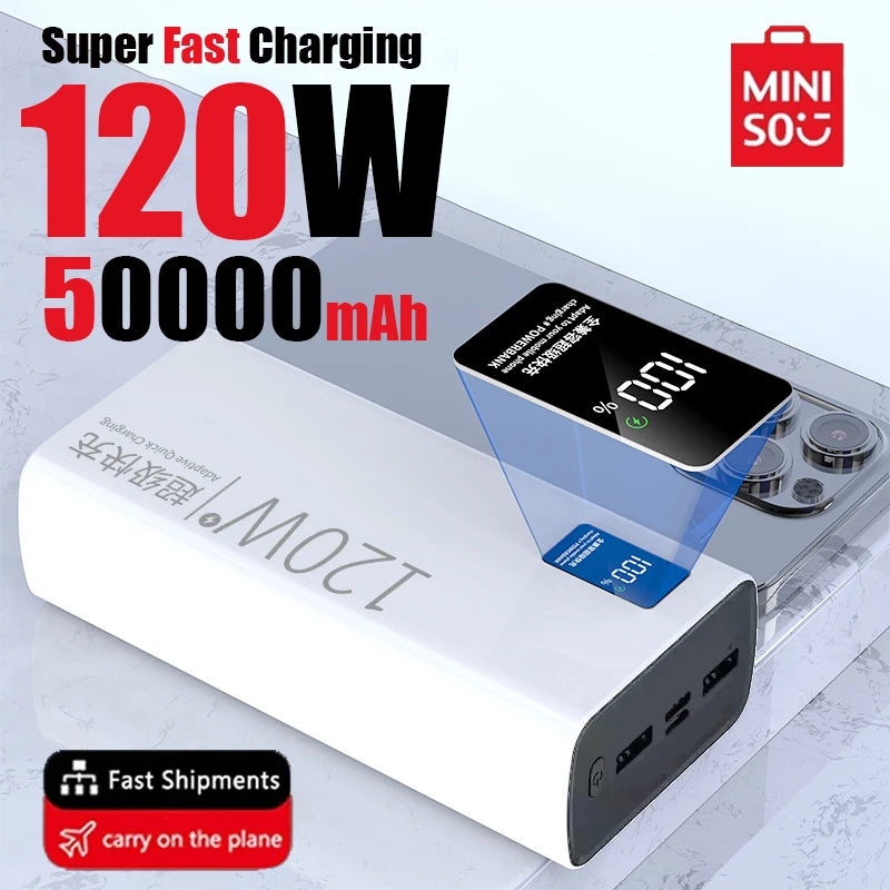 120W Super Fast Charging Power Bank