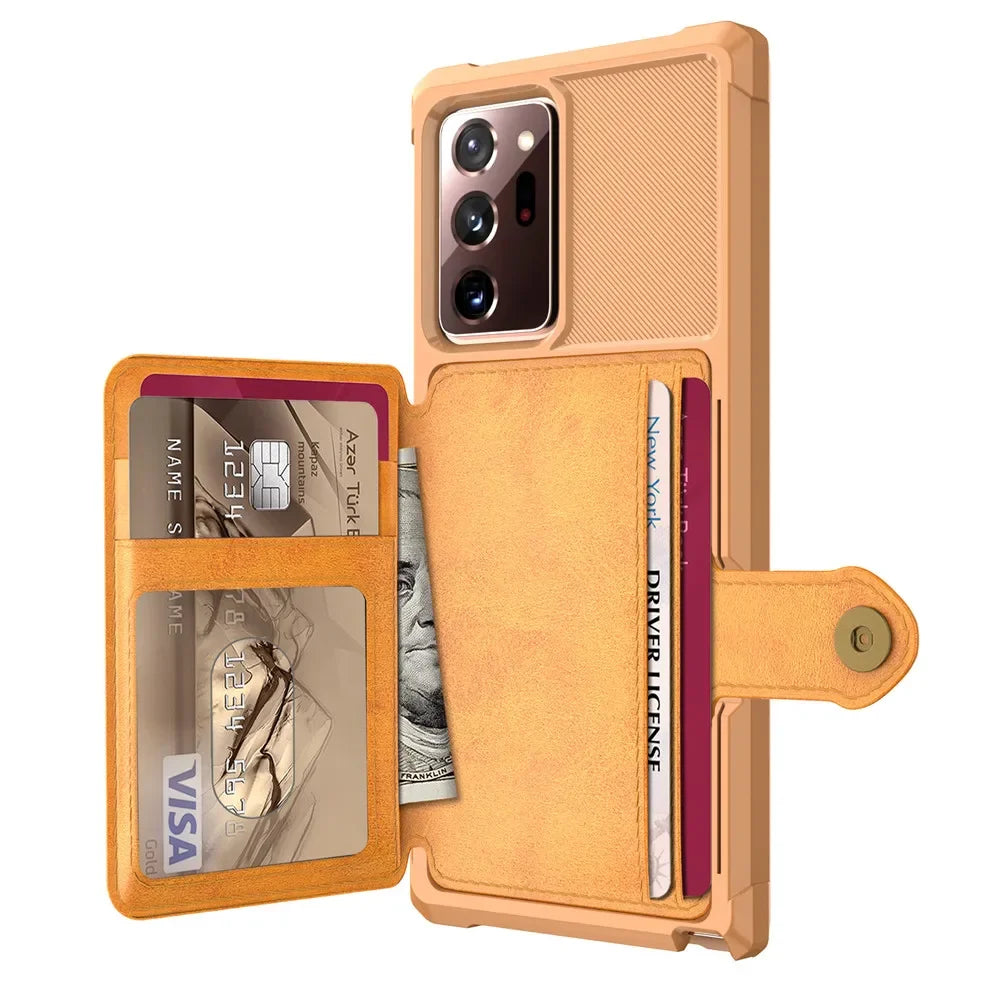 Credit Card Case PU Leather Flip Wallet Cover