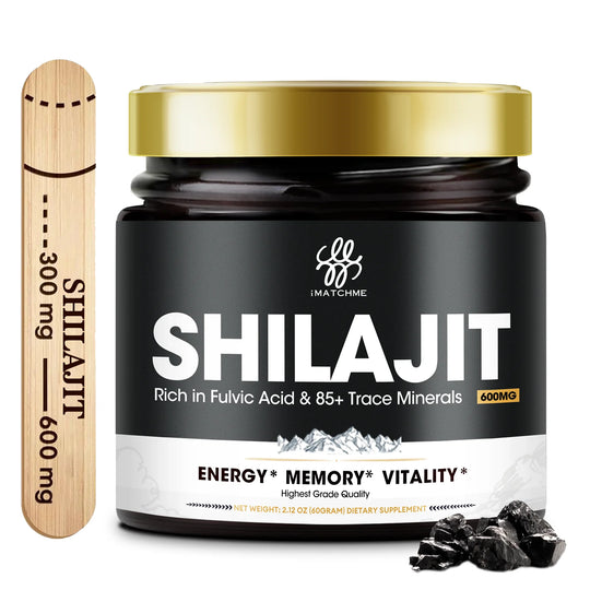 High Purity Original Shilajit Resin Mineral Supplements with 85+ Trace Minerals & Fulvic Acid for Man Energy Stamina