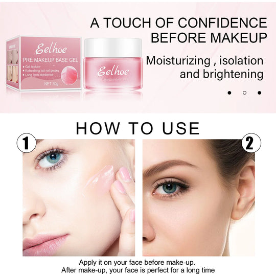 Base gel Invisible Concealer Moisturizing Firm Skin Isolation Cream Waterproof Long Lasting Brighten Cosmetic