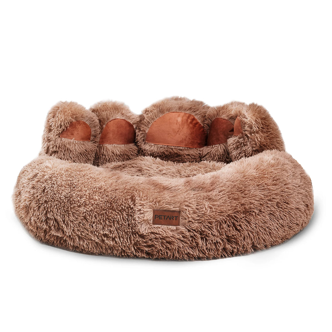 Cozy Comfy Pet Dog Bed Paw Shape Warm Cushion for Your Furry Friend Fluffy Thickened