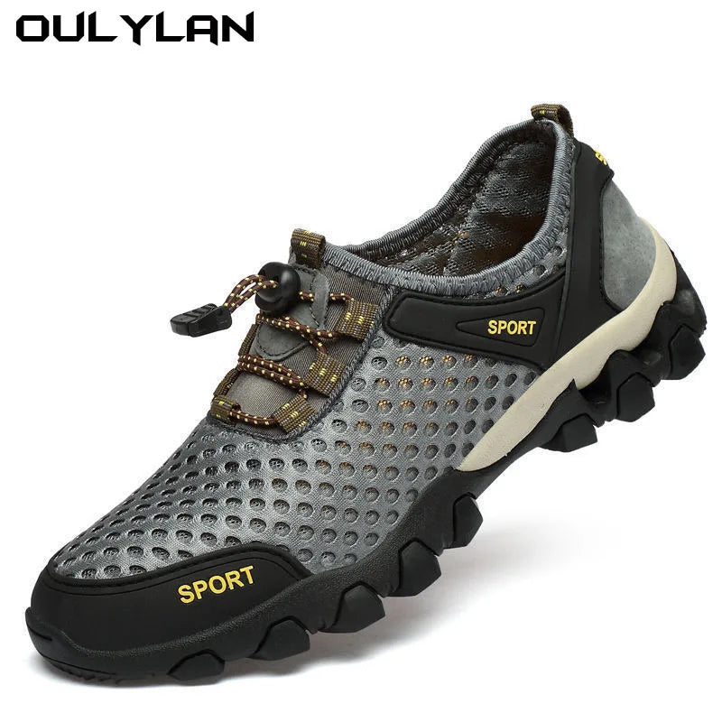 Men's Casual Mesh Breathable Sneakers Climbing Hiking  Outdoor Beach Wading