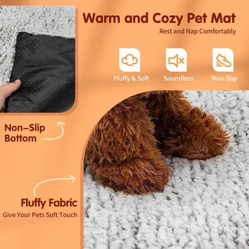 Cat Bed Waterproof Self-Warming Pet Mat Reflects Pet Body Heat Pet Warmer Pad For Constant Temperature Washable