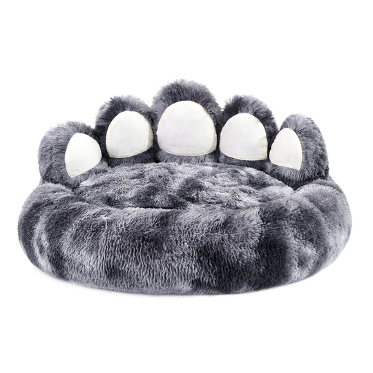 Cozy Comfy Pet Dog Bed Paw Shape Warm Cushion for Your Furry Friend Fluffy Thickened