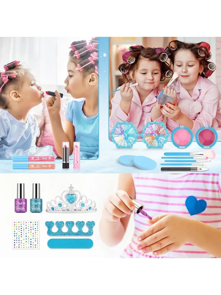 children makeup set, washable real, children's toy  starter  Frozen makeup set