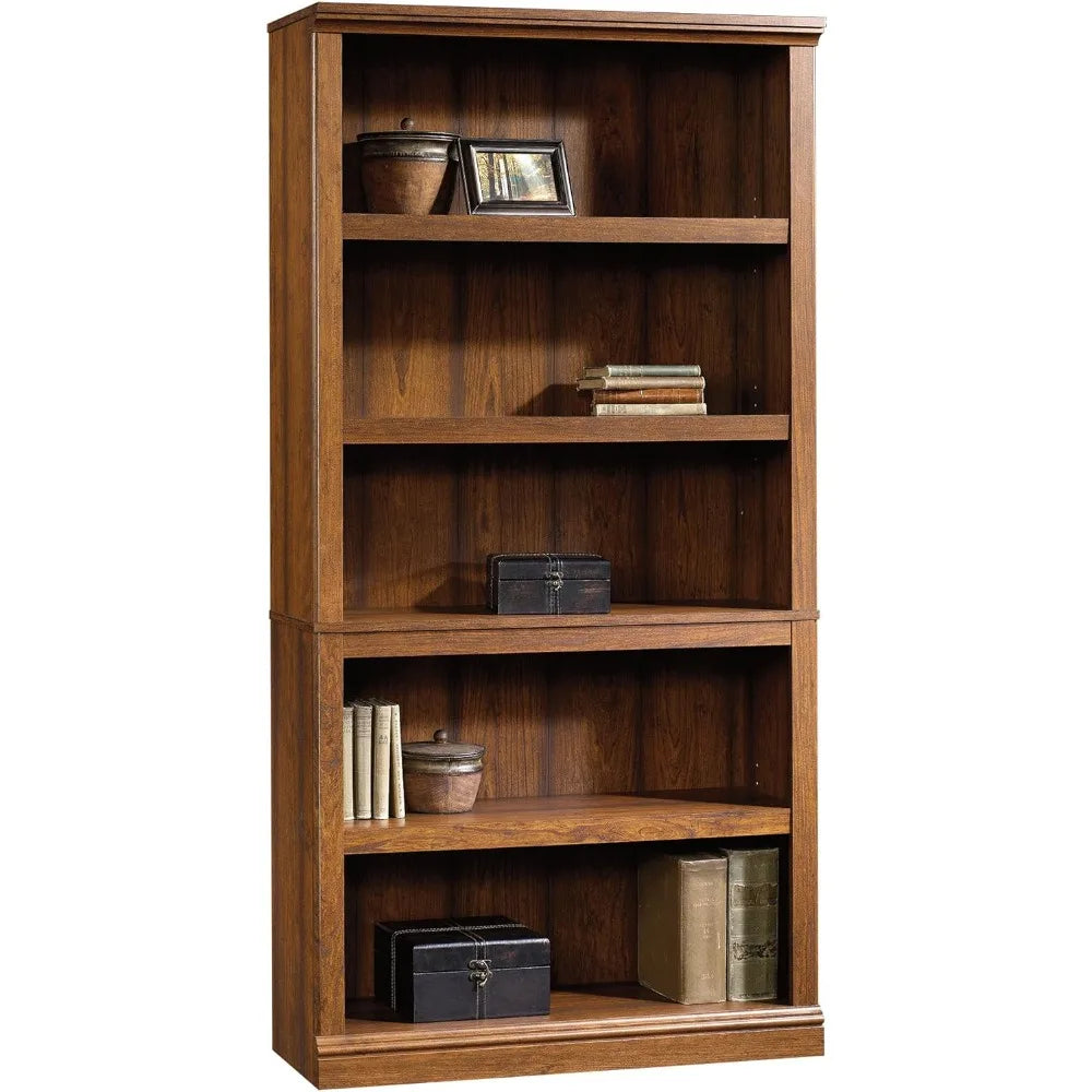 5 Bookcase/Book Shelf Washington Cherry Finish Storage Locker Library