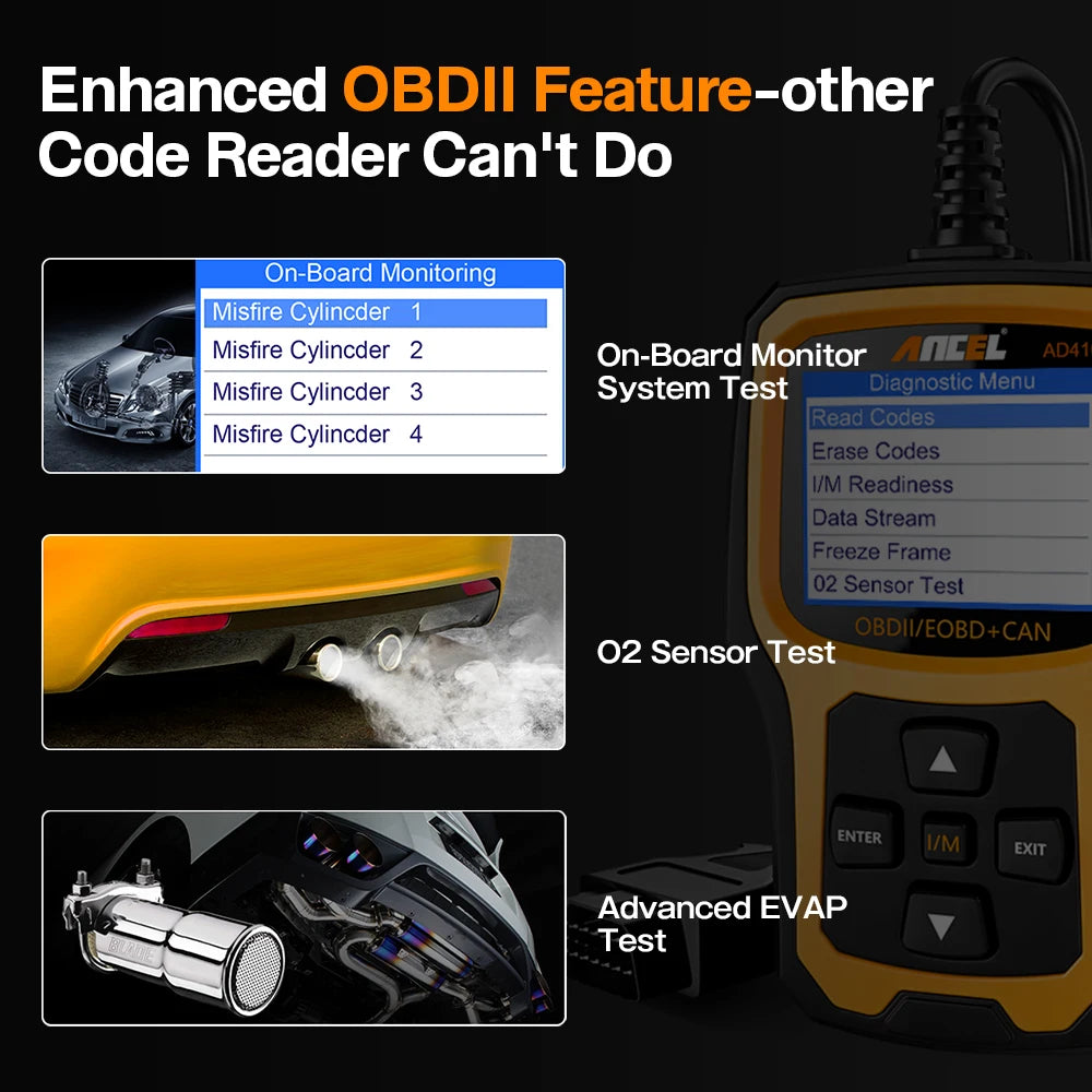 Automotive Car Diagnostic Tool Engine Code Reader