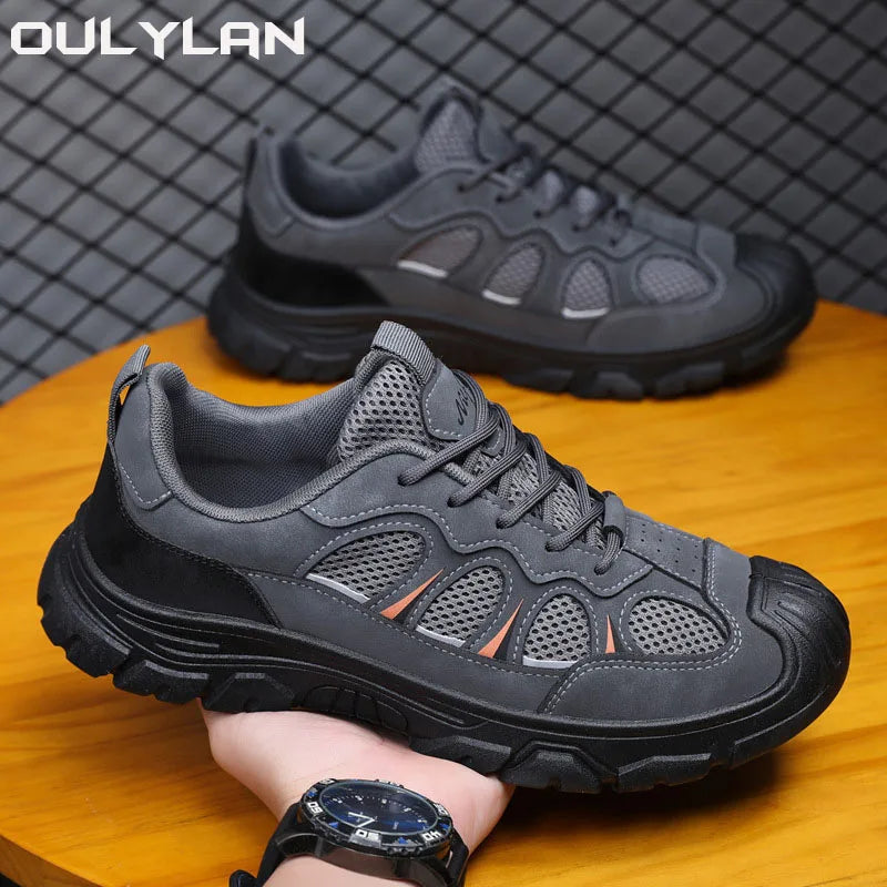 Hiking Sneakers for Men Breathable Outdoor Trekking Sport Climbing Walking