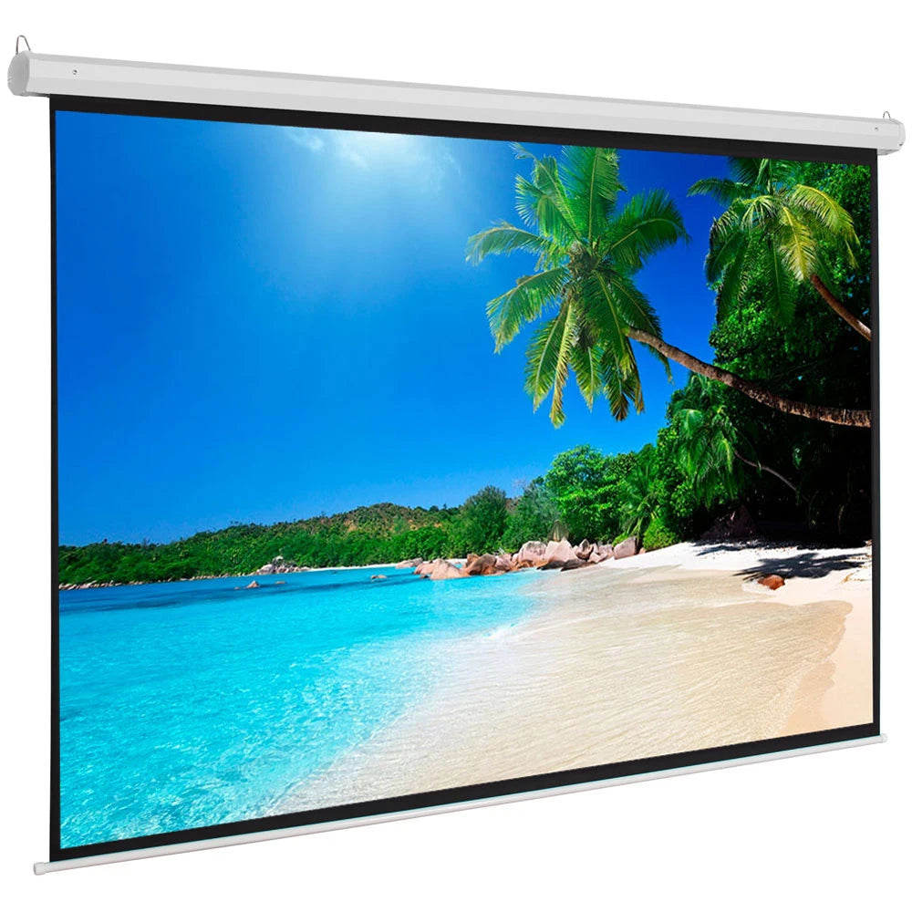 100 INCH 4:3 Manual Projector Screen for Home Theater Classroom Conference Room