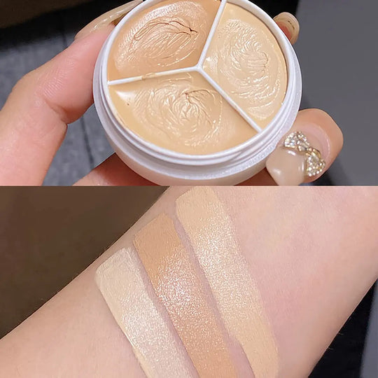 3Color Concealer Eye Cream Make Up Foundation Makeup Full Coverage Conceal No Creasing No Separation Base Primer Makeup Products