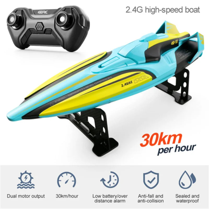 30KM/H RC High Speed Racing Boat Speedboat Remote Control