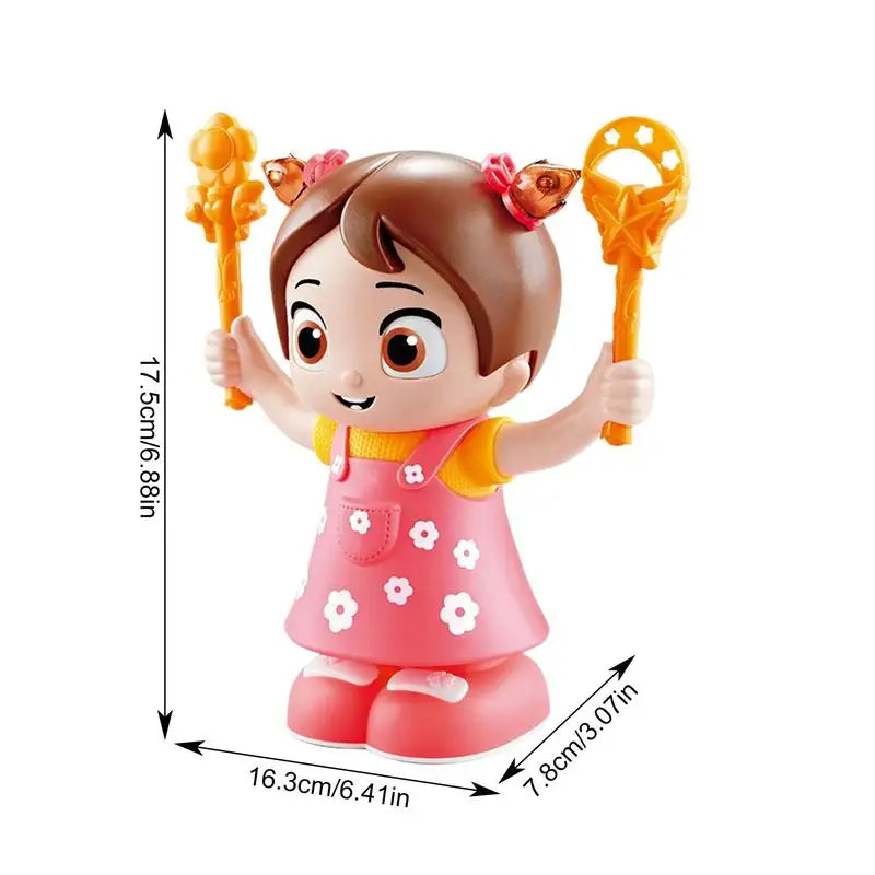 Electric Girl Doll Singing Doll Somersaults Music Light Up Electric Doll Interactive Cute Educational Toys Motor Skills Kids Toy