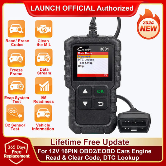 ALL OBD2 Scanner Car Diagnostic Tools Auto Read and Clear Fault Reader Engine Check Free Update pk ELM327