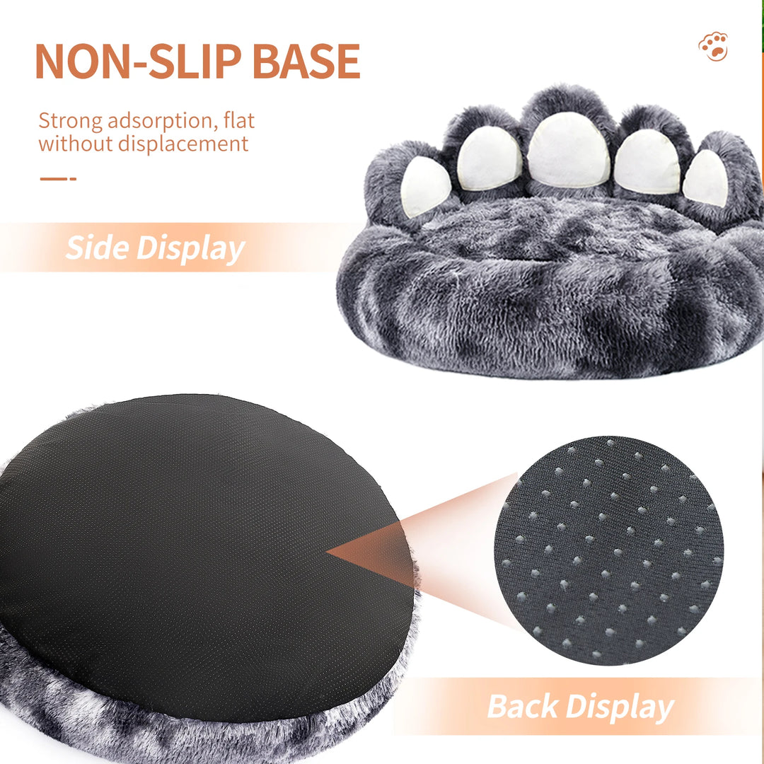 Cozy Comfy Pet Dog Bed Paw Shape Warm Cushion for Your Furry Friend Fluffy Thickened