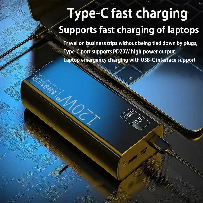 120W Super Fast Charging Power Bank