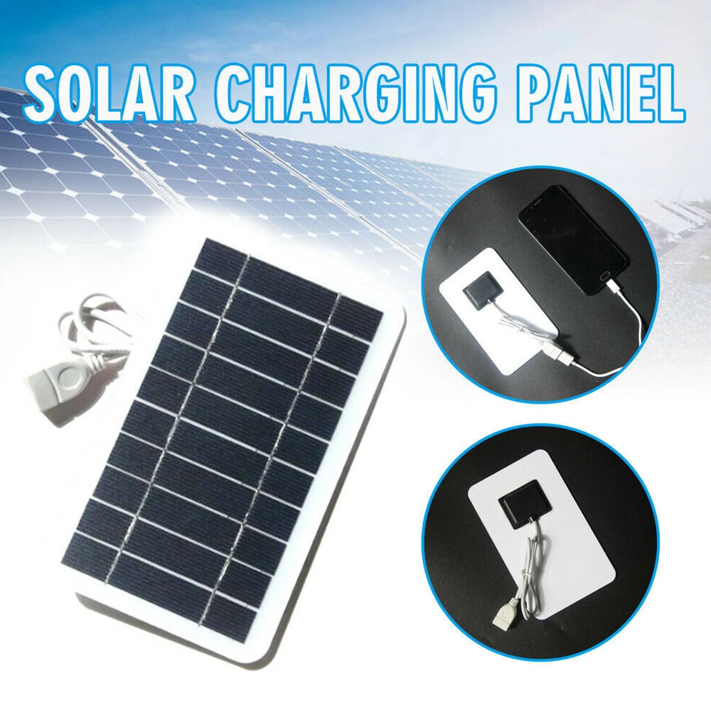 Portable Mini Solar Phone fast Charger