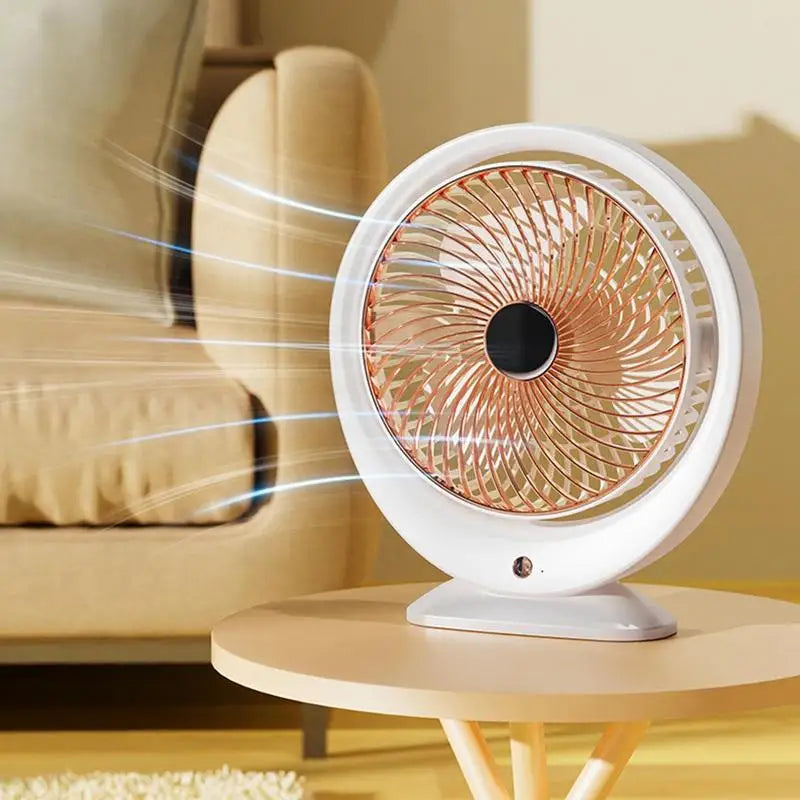 Mini Portable USB Desk Fan 180 Rotation 3 Speeds