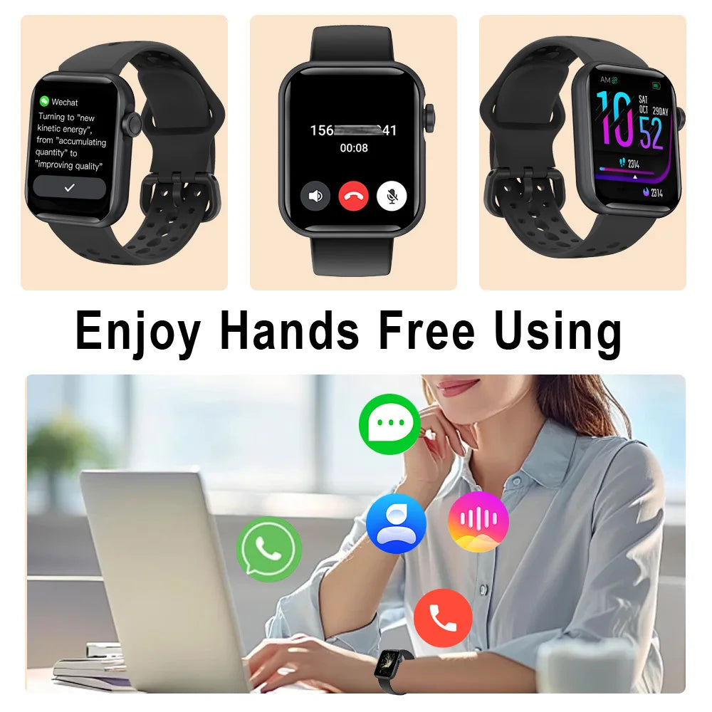 Smart Watches for Men Women Sleep Tracking,46mm,1.3oz,Step Calorie Counter Fitness Watch Activity Trackers Pedometer for iPhone