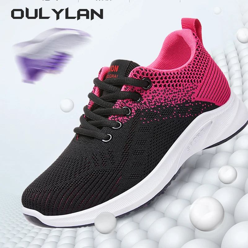 2024 Women Spring Fashion Casual Breathable Sneakers Lace up