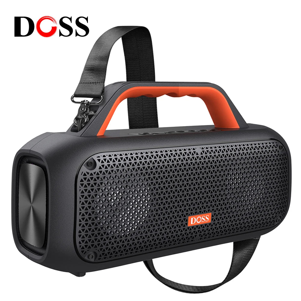 Portable Speaker Bluetooth 5.2 Powerful 60W Stereo Bass & Subwoofer Outdoor  Waterproof Wireless